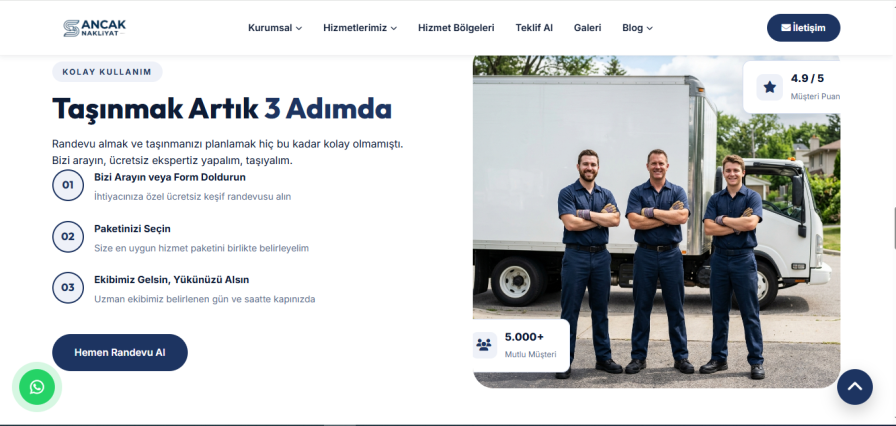 Nakliye Web Tasarım