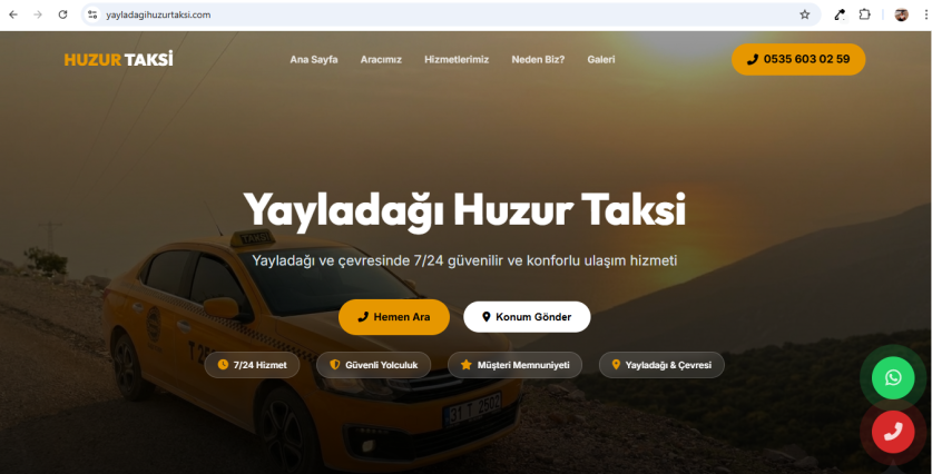 Yayladağı Huzur Taksi